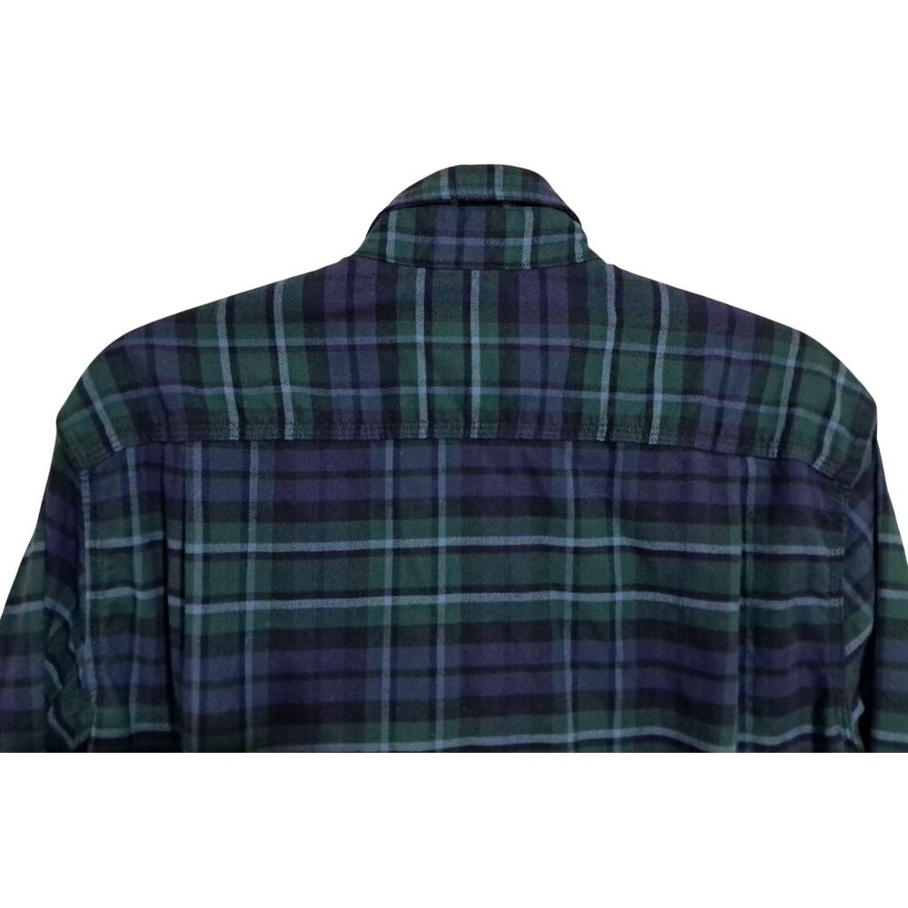 L.L.Bean Plaid Flannel Sirt Mens M Traditional Fit Lightweight Gorpcore Outdoors - Picture 10 of 15